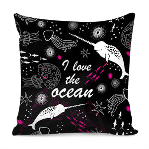 Narwhal Pillow Cover