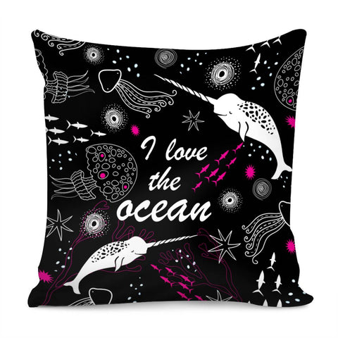 Image of Narwhal Pillow Cover