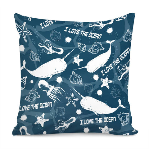 Image of Narwhal Pillow Cover