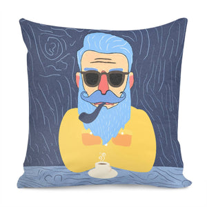 Moustache Pillow Cover