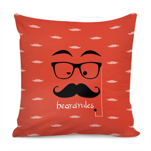 Moustache Pillow Cover