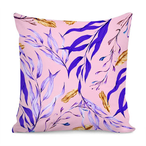 Floral Boho Watercolor Pattern Pillow Cover