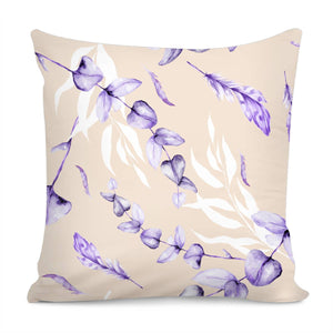 Floral Boho Watercolor Pattern Pillow Cover