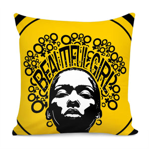 Female Symbols And Female Abstraction And Fonts And Circles Pillow Cover