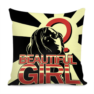 Female Symbols And Female Abstraction And Font And Light Pillow Cover