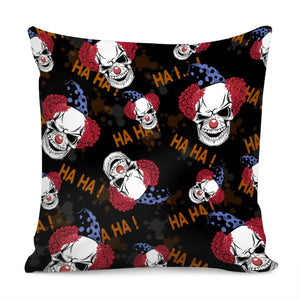 Intensive Clown Pillow Cover