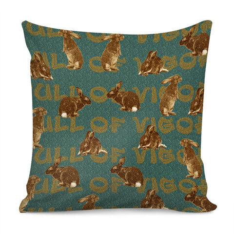 Image of Rabbit Pillow Cover