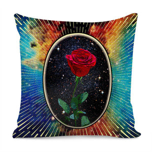 Rose And The Universe Pillow Cover