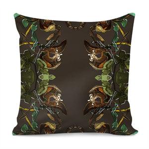 Orchid Garden Pillow Cover