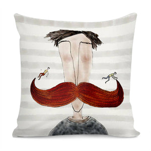 Moustache Pillow Cover