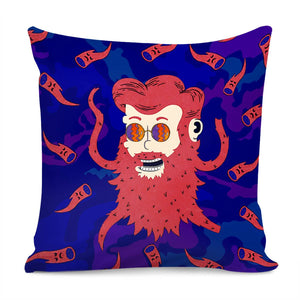 Moustache Pillow Cover