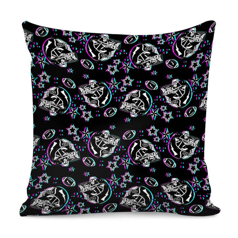 Image of Stars And Football Caps And Animals And Rugby And Tiger Pillow Cover