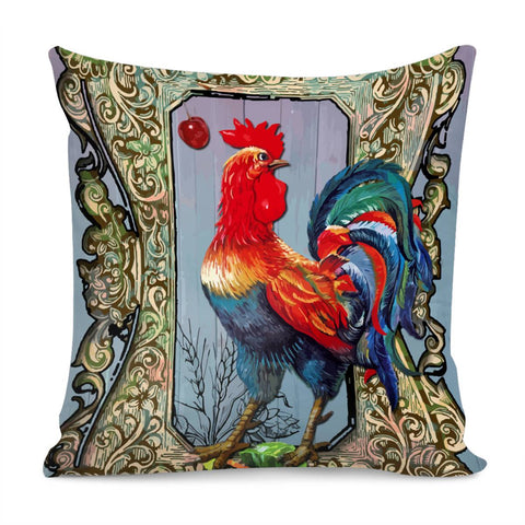 Image of Provencal Cock Pillow Cover