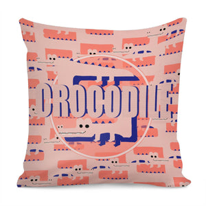 Crocodile Pillow Cover