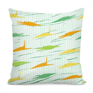 Crocodile Pillow Cover