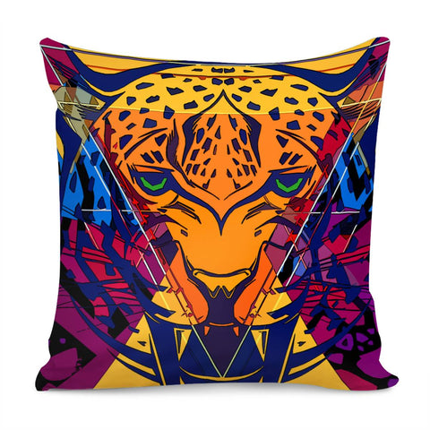 Image of Tropical Leopard Pillow Cover