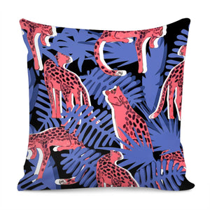 Tropical Leopard Pillow Cover