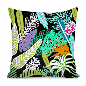 Tropical Leopard Pillow Cover