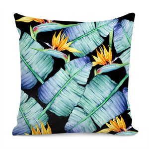 Fancy Tropical Pattern Pillow Cover