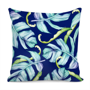 Fancy Tropical Pattern Pillow Cover