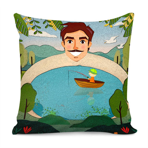 Image of Father Image Pillow Cover