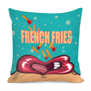 French Fries Pillow Cover