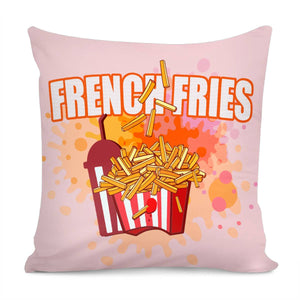 French Fries Pillow Cover