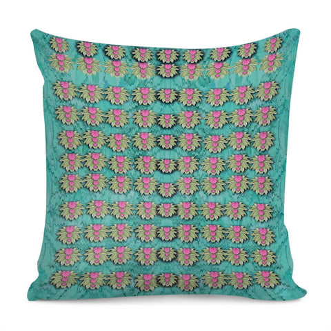 Image of Lotus Bloom In The Sacred Soft Warm Sea Pillow Cover