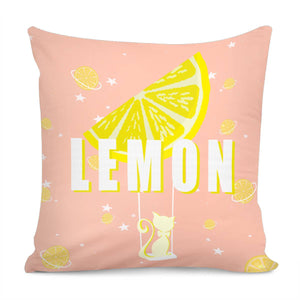 Lemon Pillow Cover