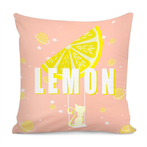 Image of Lemon Pillow Cover