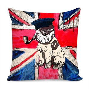 Bulldog Pillow Cover