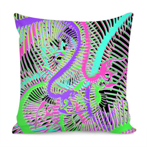 Snake Skeletons Pillow Cover