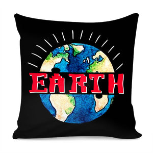 Earth Pillow Cover