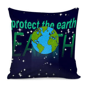 Earth Pillow Cover