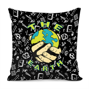 Earth Pillow Cover