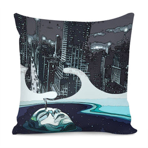 Empire State Building Pillow Cover