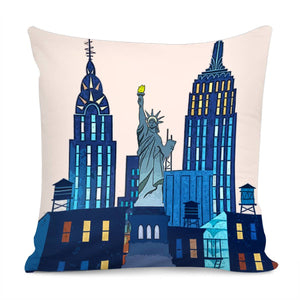 Empire State Building Pillow Cover