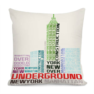 Empire State Building Pillow Cover