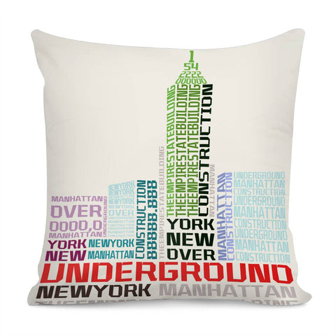 Image of Empire State Building Pillow Cover