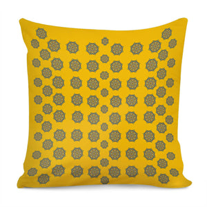 Sensational Stars On Incredible Yellow Pillow Cover