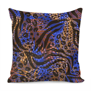 Modern Abstract Animal Print Pillow Cover