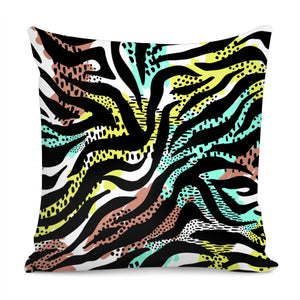 Modern Abstract Animal Print Pillow Cover