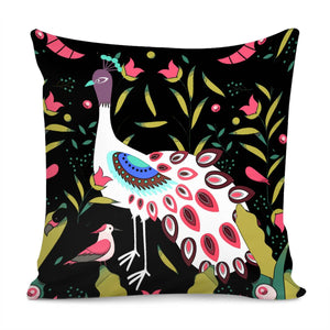 Peacock Pillow Cover