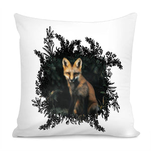 Fox In The Forest Pillow Cover