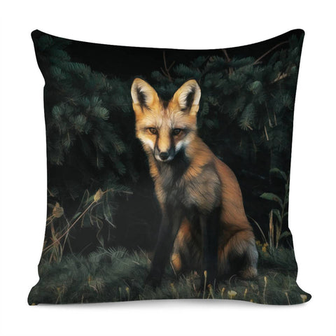 Image of Fox In The Forest 2 Pillow Cover