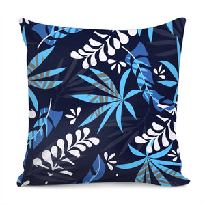 Fancy Tropical Floral Pattern Pillow Cover