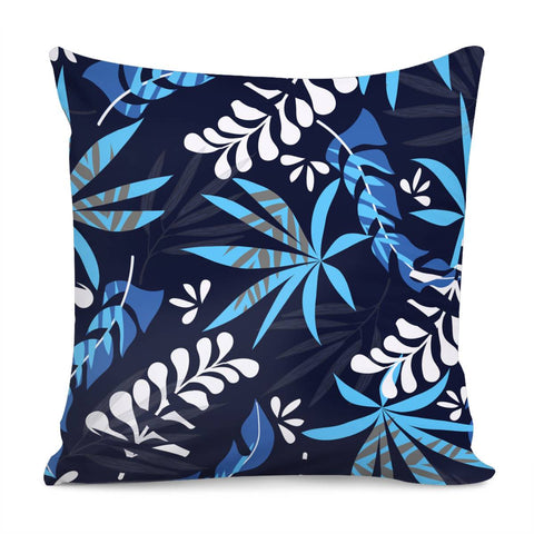 Image of Fancy Tropical Floral Pattern Pillow Cover