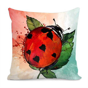 Ladybug Pillow Cover