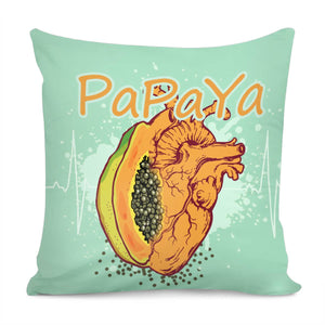 Papaya Pillow Cover