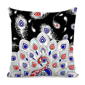 Peacock Pillow Cover